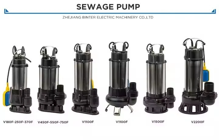 0.45kW V450F Sewage Submersible Pump 16kg Lightweight For Industrial Use suppliers